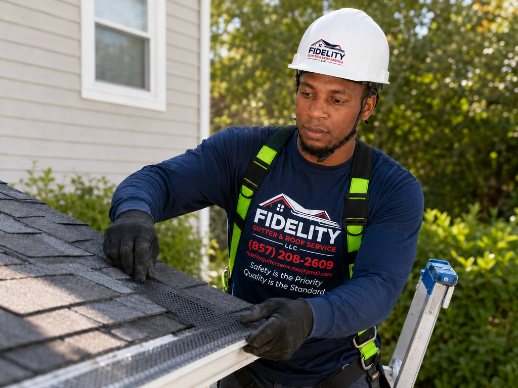 Gutter Guard Installation &mdash; Waltham, MA