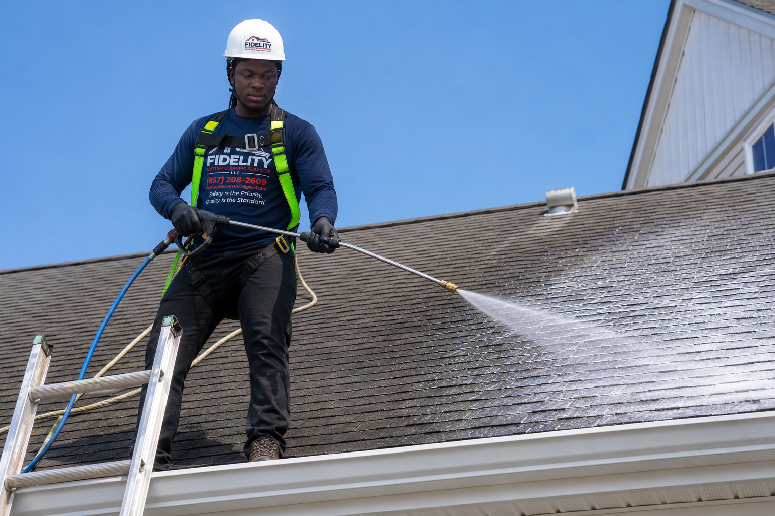 Roof Cleaning &mdash; Quincy, MA