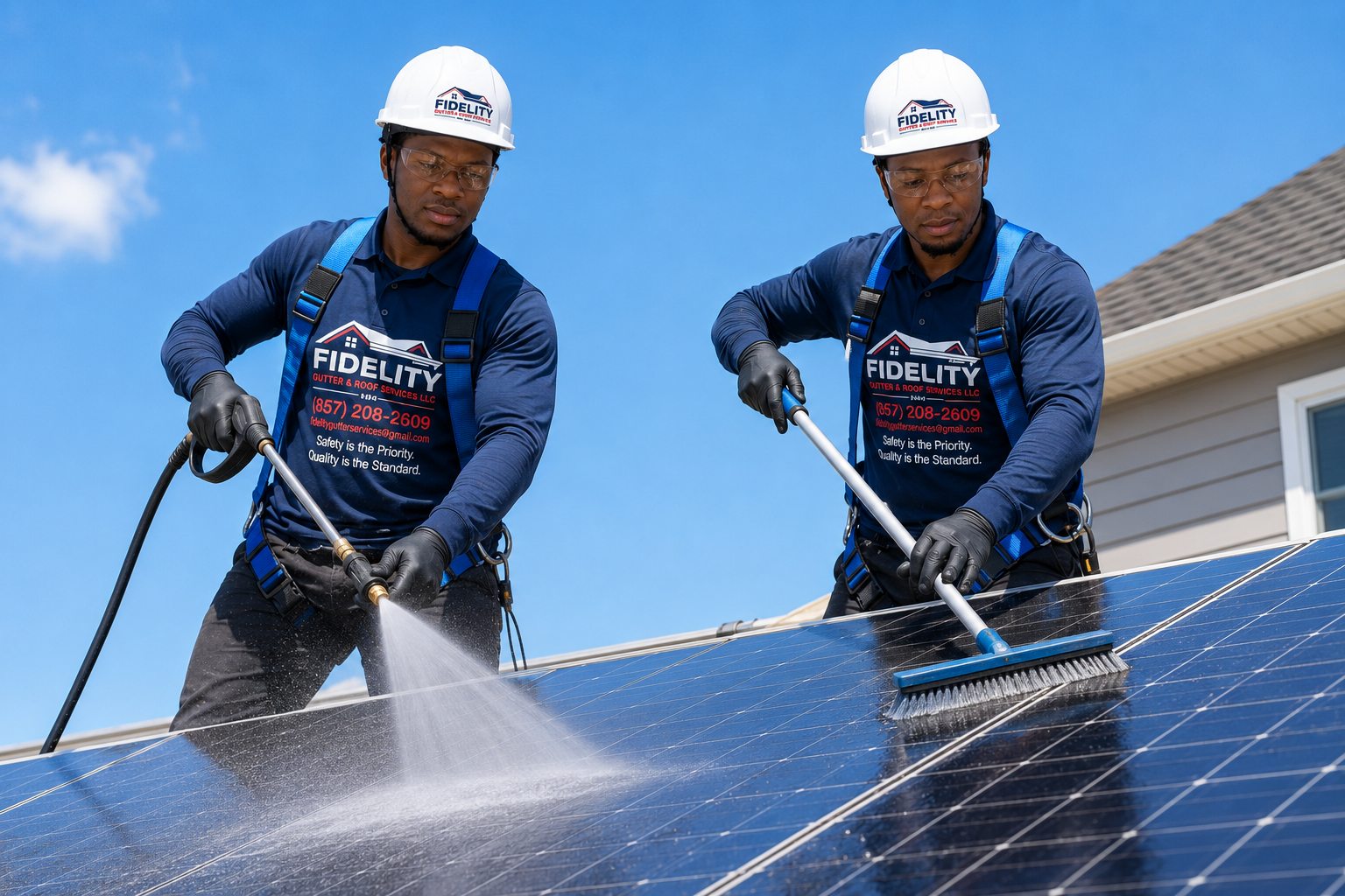 Solar Panel Cleaning &mdash; Cambridge, MA